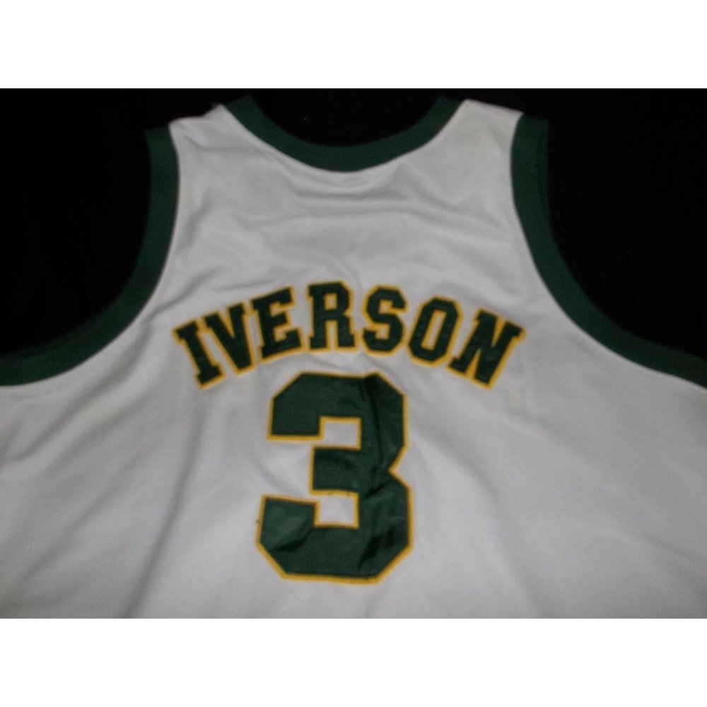 Allen Iverson Bethel High School White Jersey #3 Mens Size 54 Limited Edition